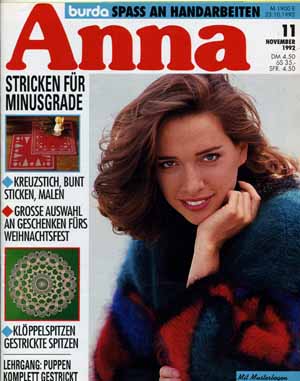 Anna 1992 November Lehrgang: Puppen komplett gestrickt